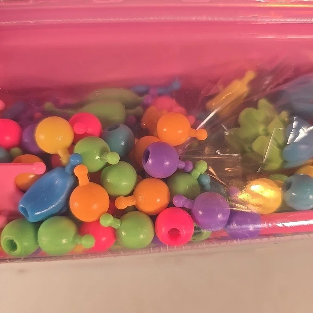 Gili Pop Beads 500pcs Arts and Crafts Toys Gifts for Kids 4yr-8yr Jewelry Making